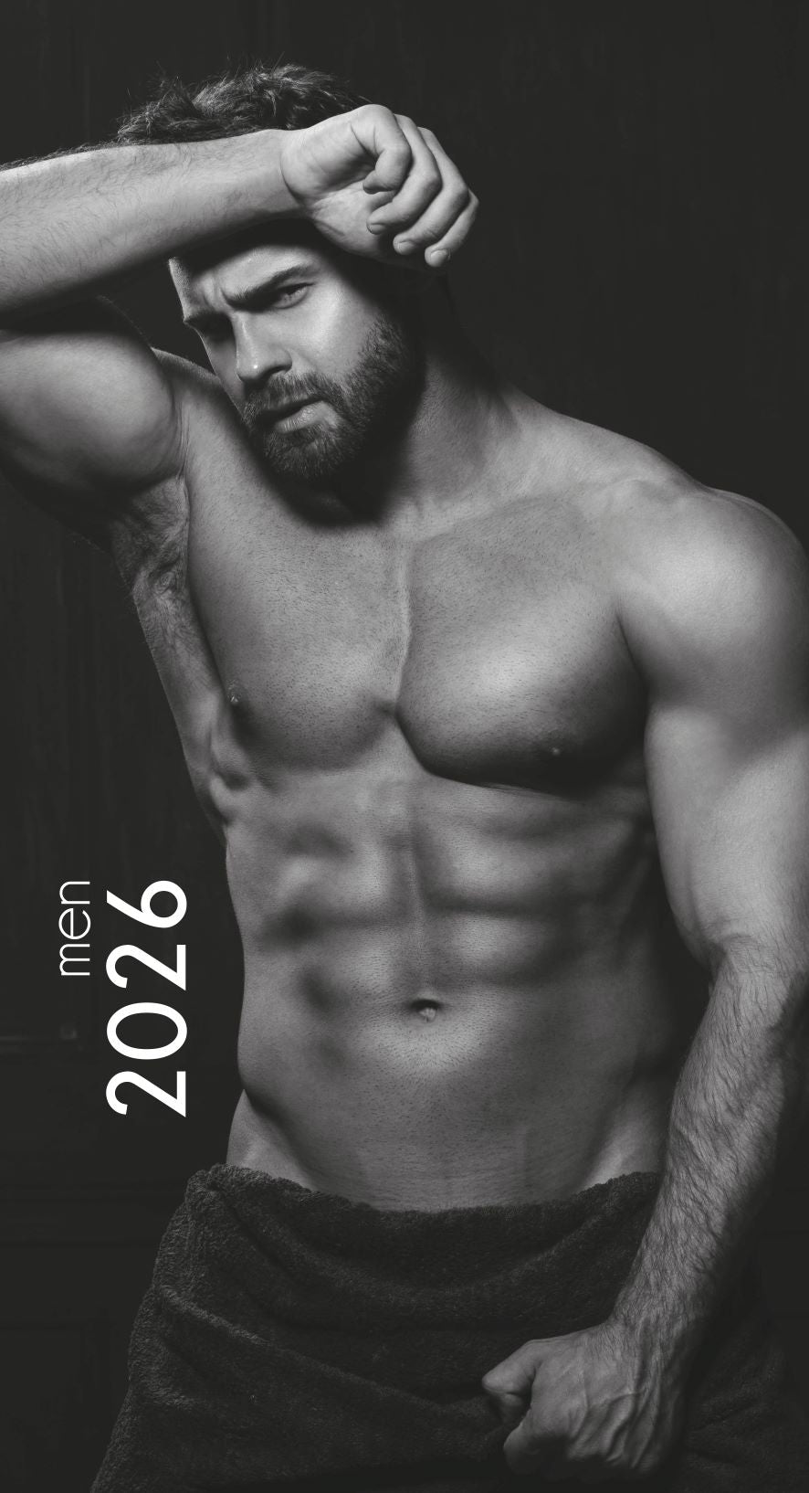 Men Kalender 2026 | Schwarz/Weiß