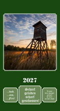 Lade das Bild in den Galerie-Viewer, Jagd Erotik Kalender 2027
